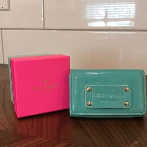 Kate Spade: patent leather business card holder